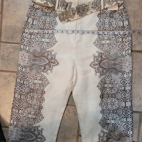 🤑SOLD🤑Johnny was Meliora high waist linen, silk pants - Picture 10 of 14